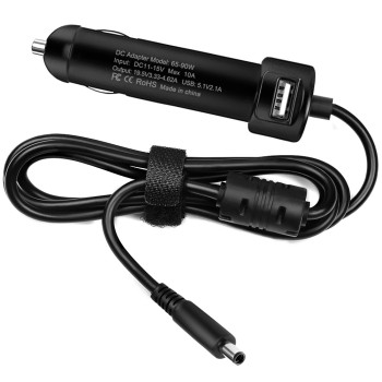 Dell Inspiron 15 5568 2-in-1 Car Auto charger 90W