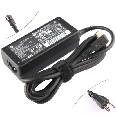 Original 45W USB-C HP 13-v002nl X3L44EA AC Adapter Charger + Free Cord