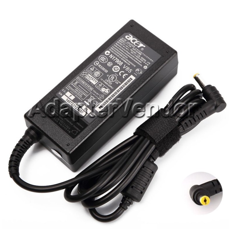 65W UK Plug AC Adapter Charger For Acer Aspire S3, MS2346, S3-391 Laptops - 19V 3.42A